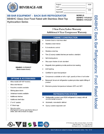 Spec Sheet