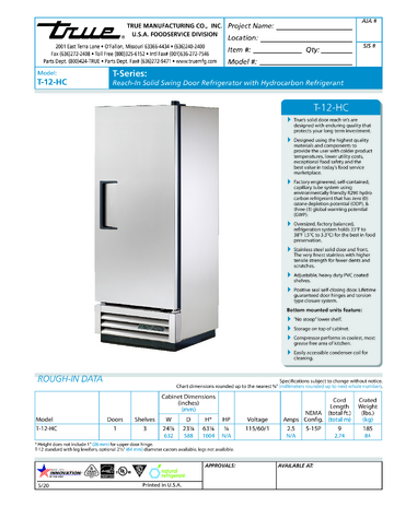 Spec Sheet