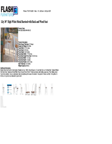 Spec Sheet