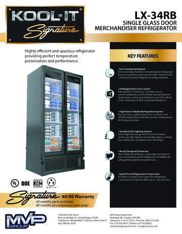 Spec Sheet