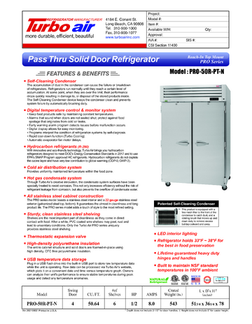 Spec Sheet