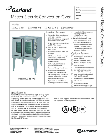 Spec Sheet