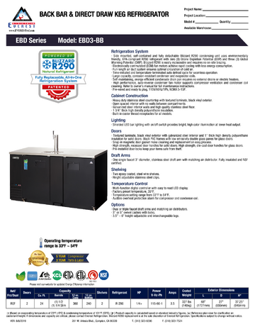 Spec Sheet
