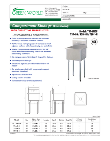Spec Sheet