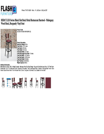 Spec Sheet