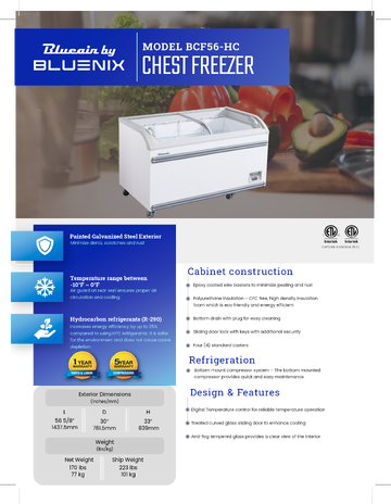 Spec Sheet