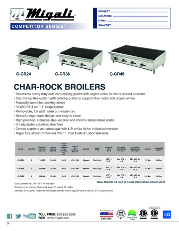 Spec Sheet