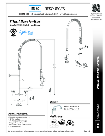Spec Sheet