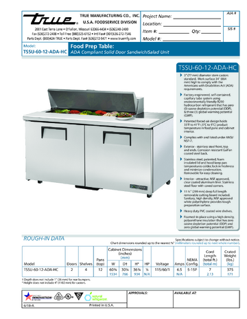 Spec Sheet