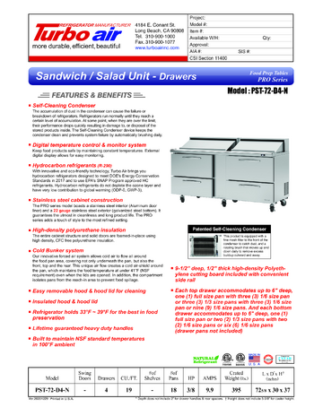 Spec Sheet