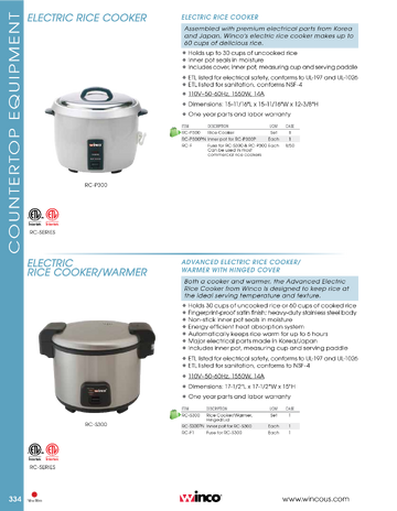 Spec Sheet