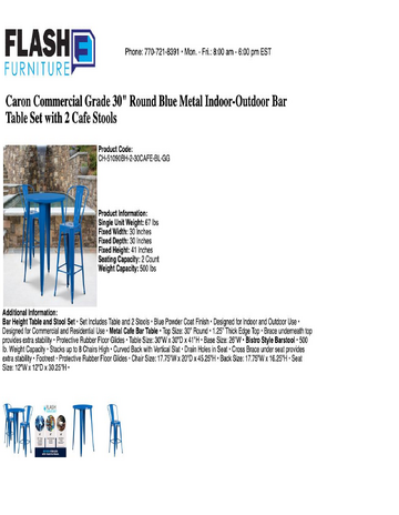 Spec Sheet