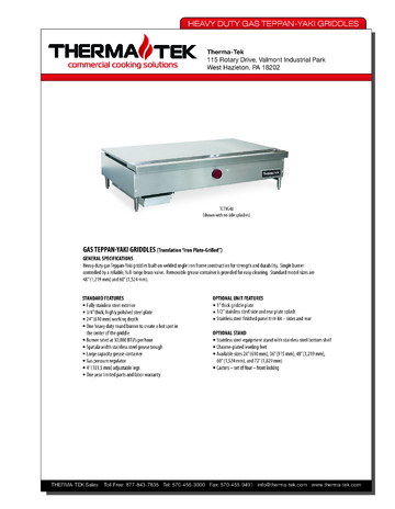 Spec Sheet