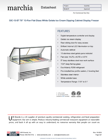 Spec Sheet