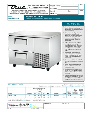 Spec Sheet