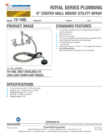 Spec Sheet