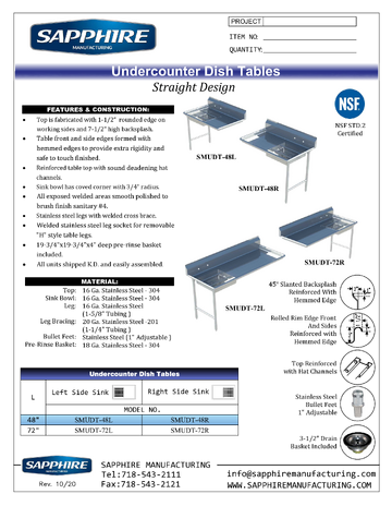 Spec Sheet