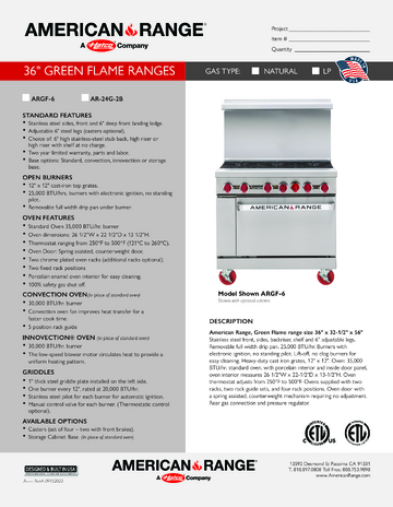 Spec Sheet