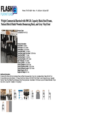 Spec Sheet