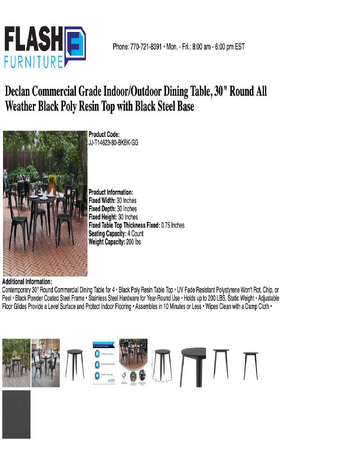 Spec Sheet