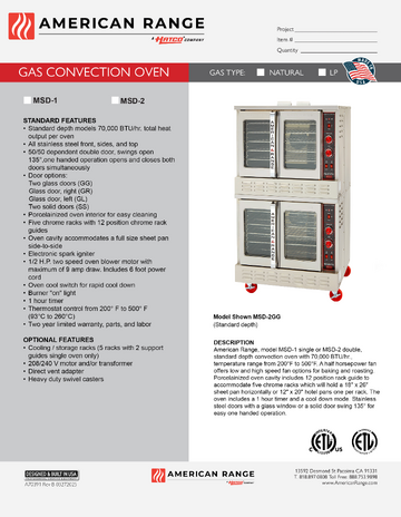 Spec Sheet