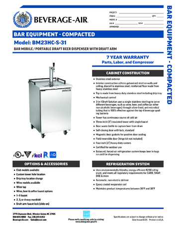 Spec Sheet