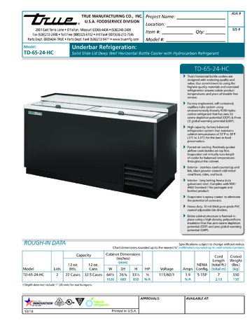 Spec Sheet