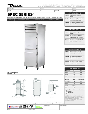 Spec Sheet