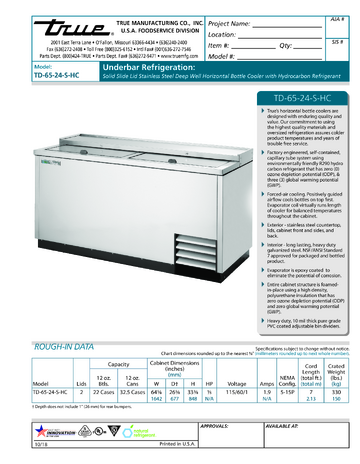 Spec Sheet