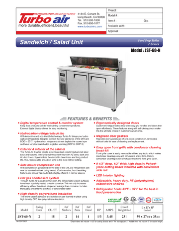 Spec Sheet