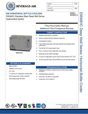 Spec Sheet