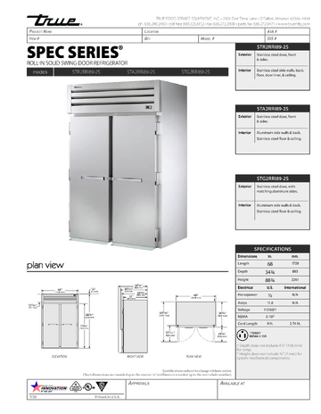 Spec Sheet