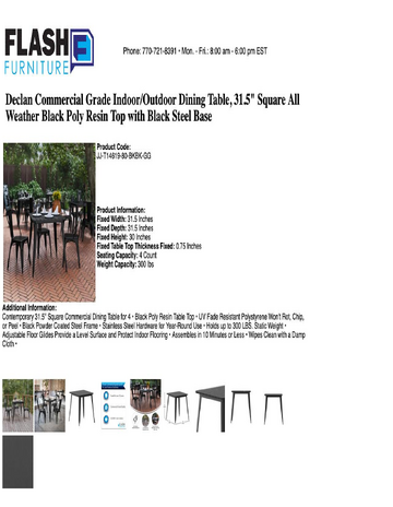Spec Sheet