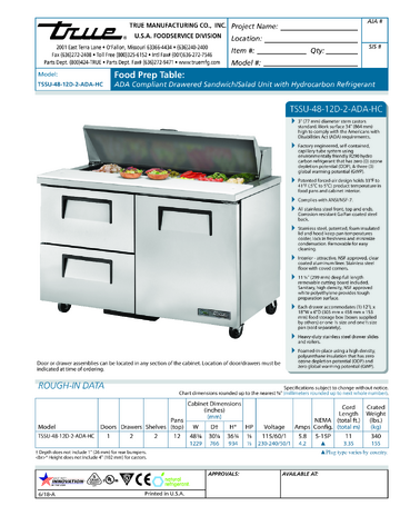 Spec Sheet