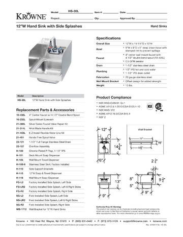 Spec Sheet