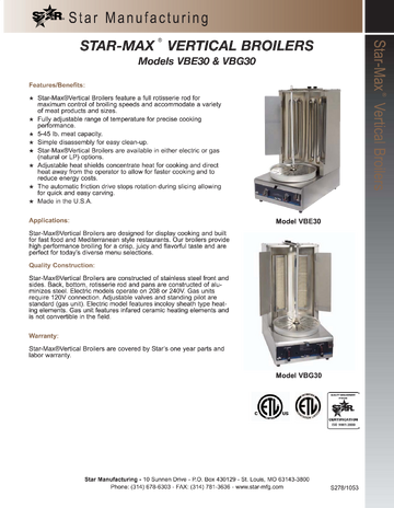 Spec Sheet