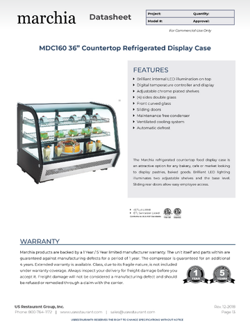 Spec Sheet