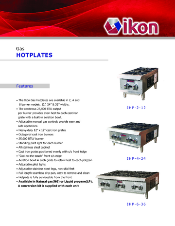 Spec Sheet