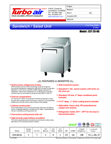Spec Sheet