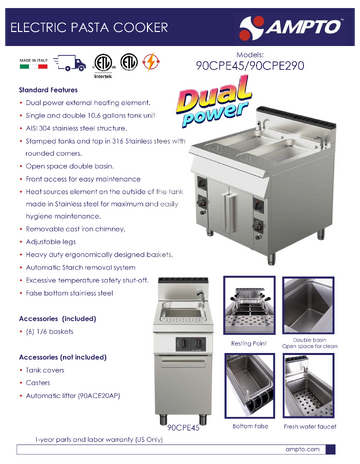 Spec Sheet