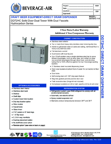 Spec Sheet