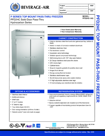 Spec Sheet