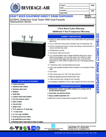 Spec Sheet