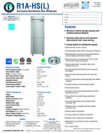 Spec Sheet