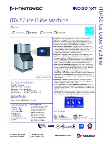 Spec Sheet