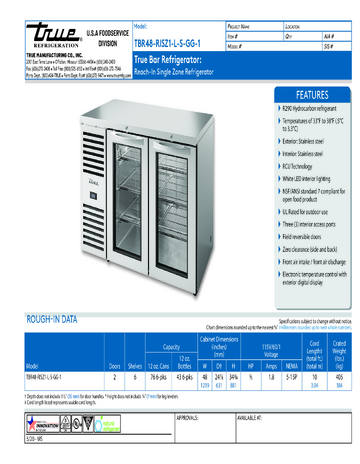 Spec Sheet