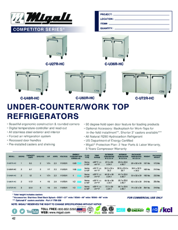 Spec Sheet