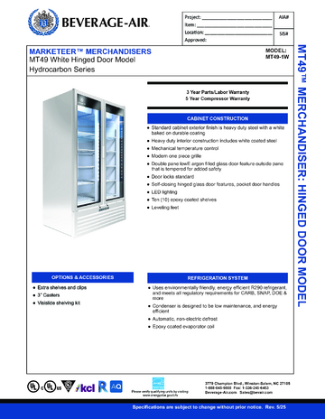 Spec Sheet