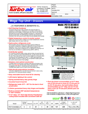 Spec Sheet