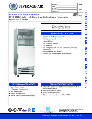 Spec Sheet